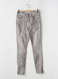 Jeans skinny stretch taille basse gris ONLY femme