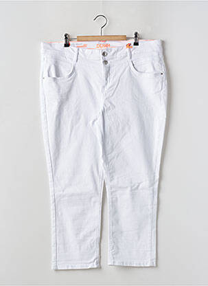Jeans coupe slim stretch taille normale blanc STREET ONE femme