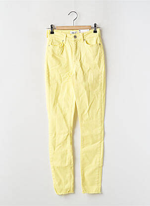 Jeans skinny taille haute taille haute jaune ONLY femme