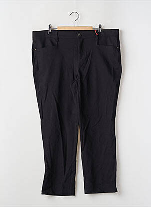 Pantalon 7/8 taille à pinces taille normale noir STREET ONE femme