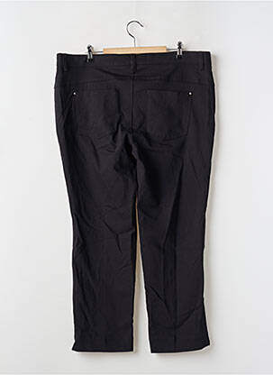 Pantalon 7/8 taille à pinces taille normale noir STREET ONE femme