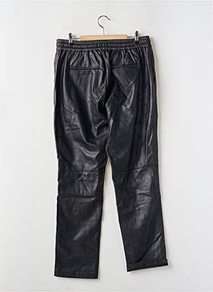Pantalon chino fermeture zippée sous rabat avec crochet taille normale noir GARCIA femme