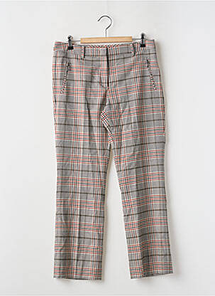 Pantalon 7/8 stretch taille normale vert MORE & MORE femme