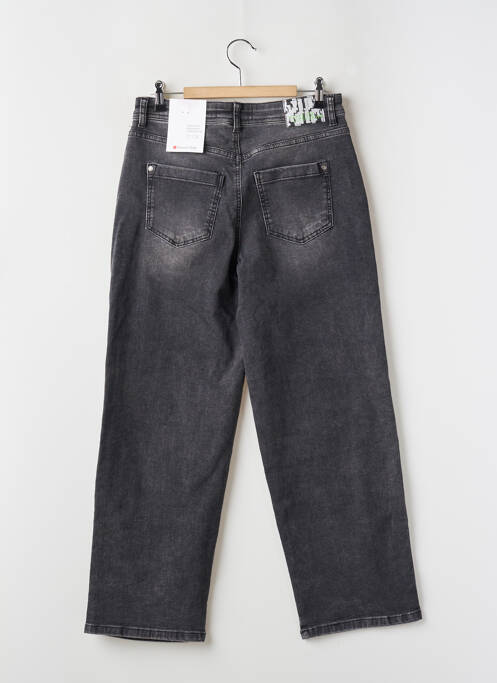 Jeans coupe droite stretch taille basse noir STREET ONE femme