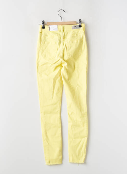 Jeans skinny taille haute taille haute jaune ONLY femme