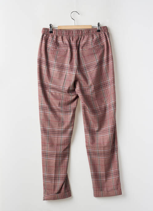 Pantalon chino taille normale taille normale rouge MORE & MORE femme