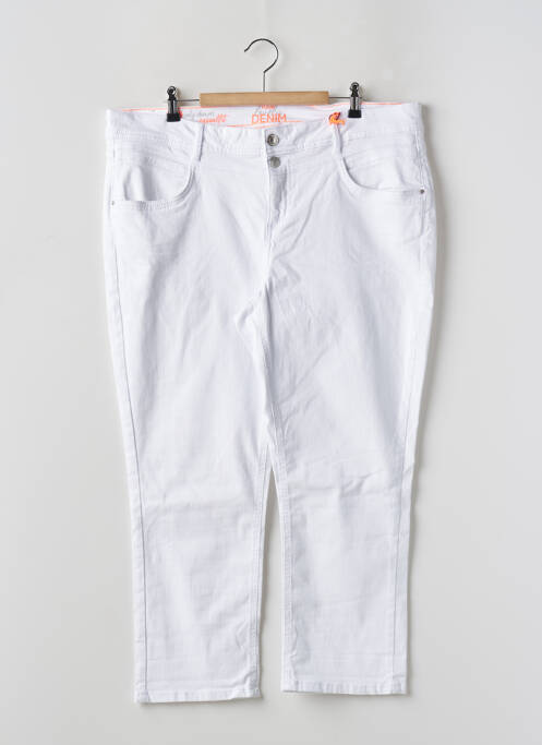 Jeans coupe slim blanc STREET ONE pour femme