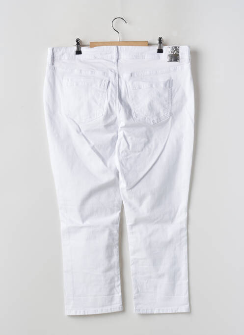 Jeans coupe slim blanc STREET ONE pour femme