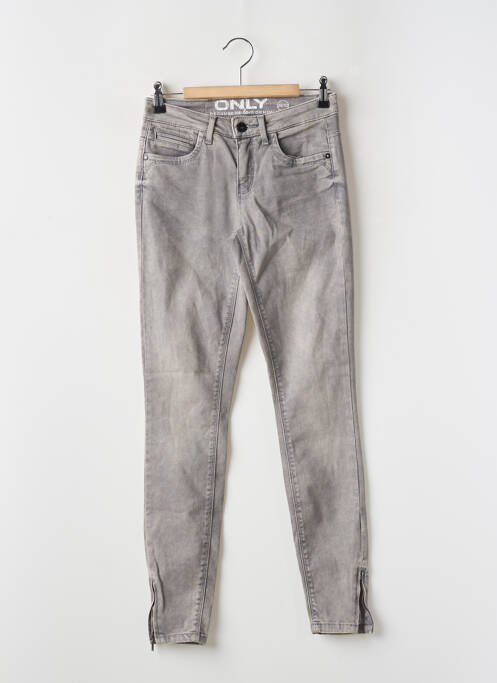 Jeans skinny gris ONLY pour femme