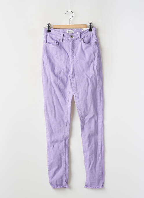 Jeans skinny violet ONLY pour femme