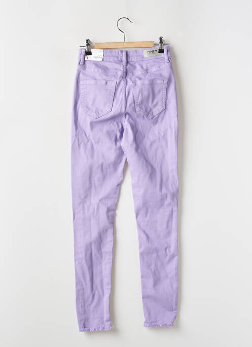 Jeans skinny violet ONLY pour femme