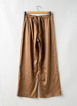 Pantalon large coupe fluide taille normale or BELLITA femme