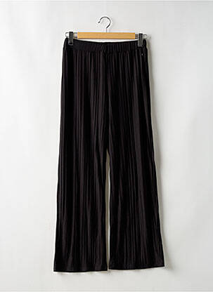 Pantalon large taille normale taille normale noir GARCOA femme