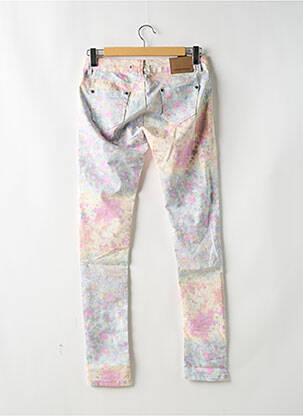 Jeans coupe slim stretch taille normale violet MADONNA femme