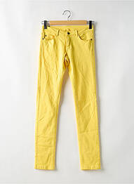 Jeans coupe slim taille basse taille basse jaune FLAIR femme
