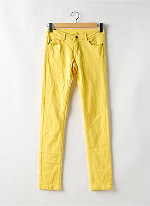 Jeans coupe slim taille basse taille basse jaune FLAIR femme