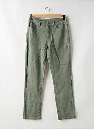 Jeans coupe slim stretch taille normale vert VILA femme