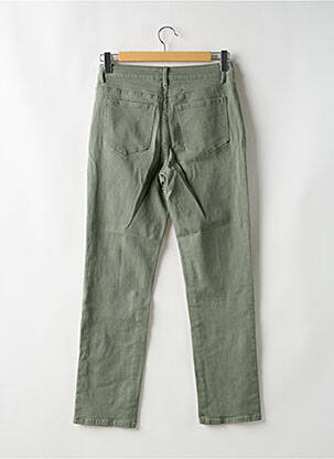 Jeans coupe slim stretch taille normale vert VILA femme