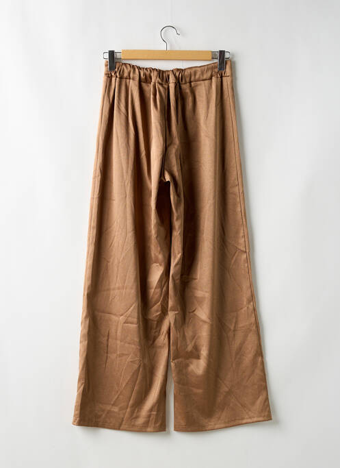 Pantalon large coupe fluide taille normale or BELLITA femme