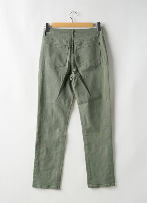 Jeans coupe slim stretch taille normale vert VILA femme