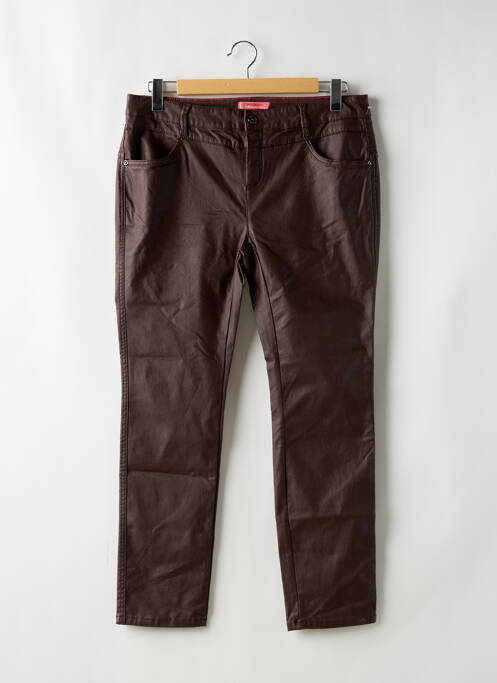 Jeans coupe slim rouge STREET ONE pour femme