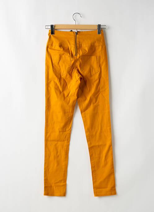 Pantalon slim orange PIECES pour femme