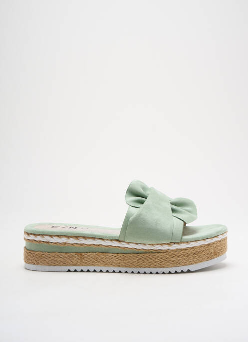 Mules/Sabots vert ELUE PAR NOUS pour femme