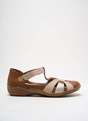 Sandales/Nu pieds marron REMONTE pour femme