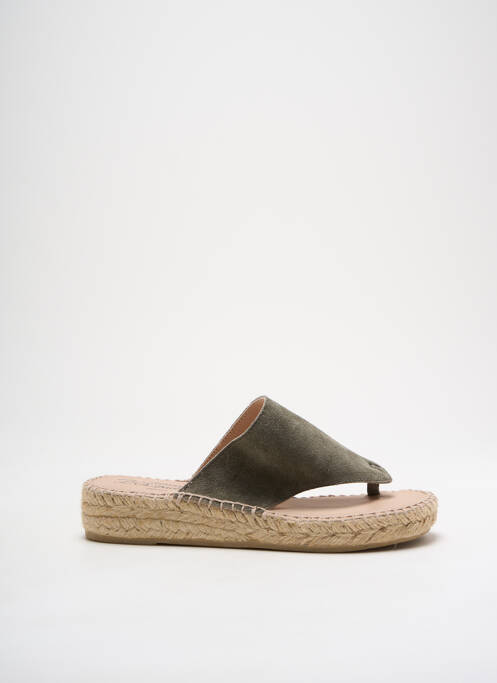 Espadrilles vert LA MAISON DE L'ESPADRILLE pour femme