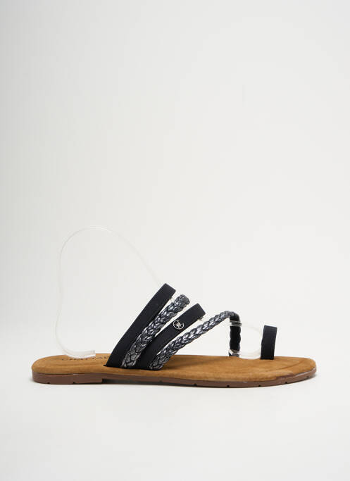 Tongs noir CHATTAWAK pour femme