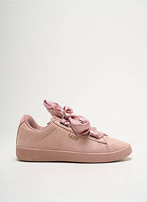 Baskets bout rond talon plat jusqu'à 3cm rose LPB femme
