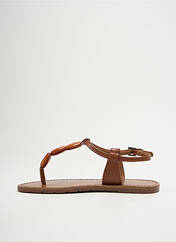 Tongs marron CHATTAWAK pour femme seconde vue