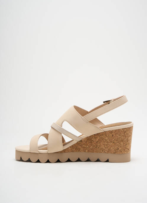 Sandales/Nu pieds beige CHATTAWAK pour femme