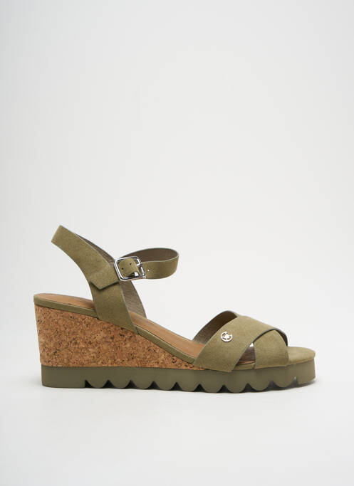 Sandales/Nu pieds vert CHATTAWAK pour femme