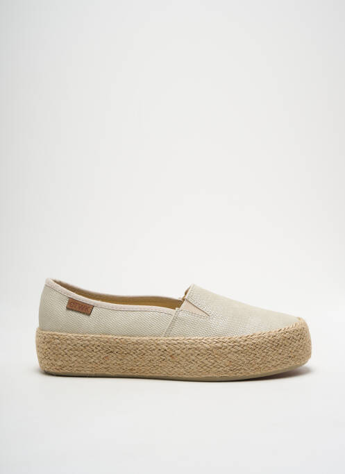 Espadrilles beige CHATTAWAK pour femme