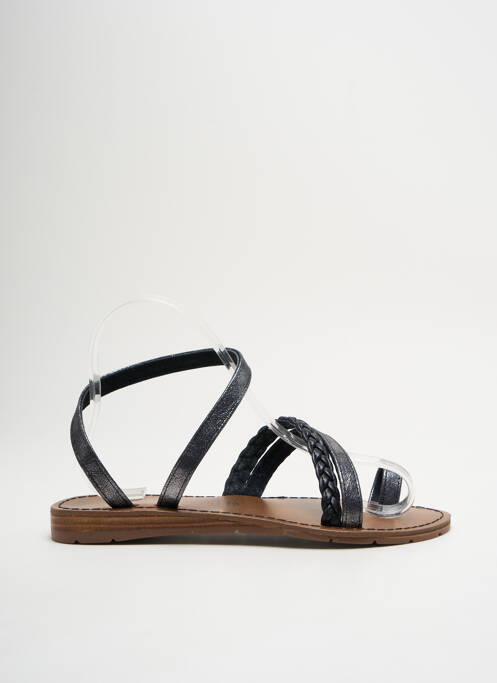 Tongs noir CHATTAWAK pour femme