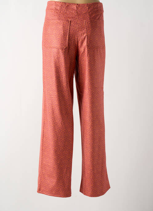 Pantalon large orange MD'M pour femme