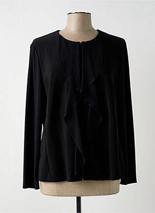Veste chic col rond noir SOMMERMANN femme
