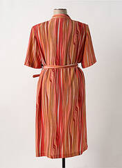 Robe mi-longue orange LISA CHESNAY pour femme seconde vue