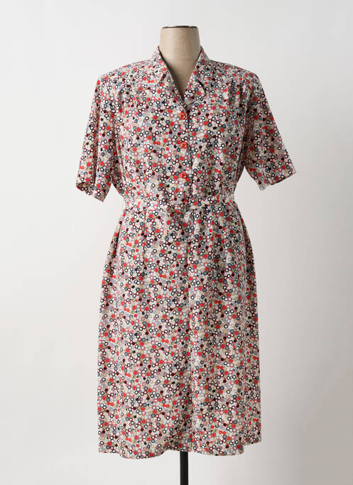 Robe mi-longue rouge GUY DUBOUIS pour femme