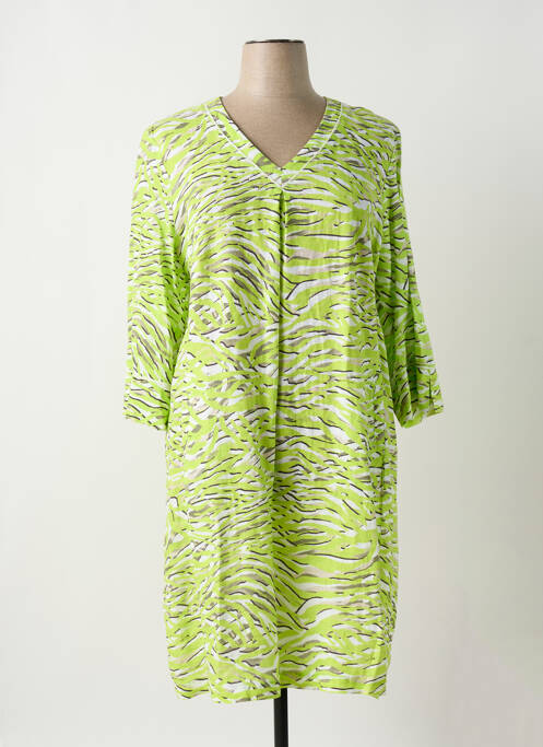 Robe mi-longue vert BASLER pour femme
