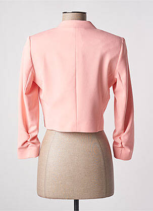 Veste chic tissage crêpe rose MORE & MORE femme