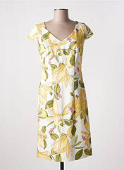 Robe courte jaune COMMA, pour femme seconde vue
