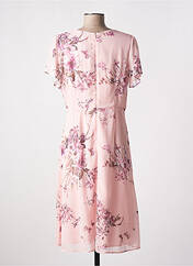 Robe mi-longue rose MORE & MORE pour femme seconde vue