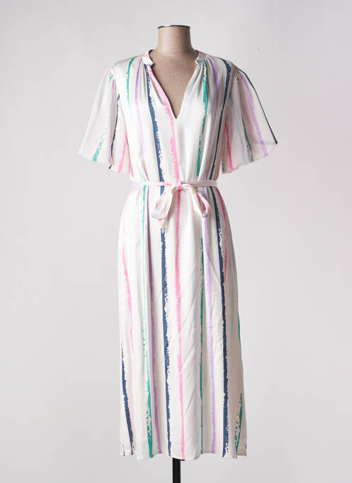 Robe longue blanc COSTA 8 MANI pour femme