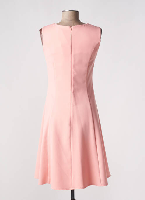 Robe mi-longue rose MORE & MORE pour femme
