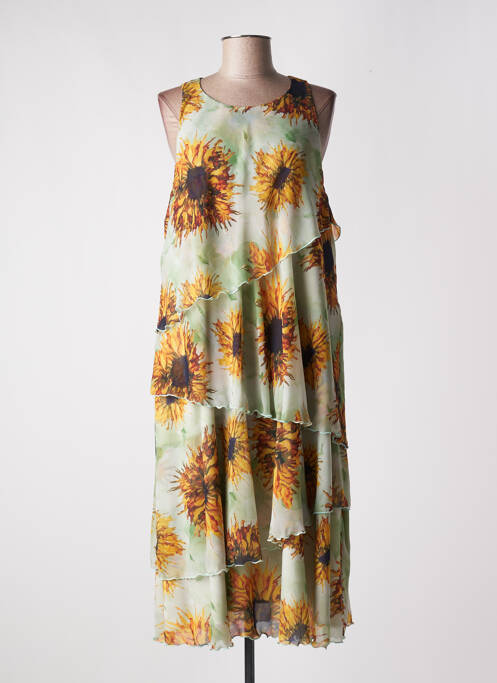 Robe mi-longue vert MD'M pour femme