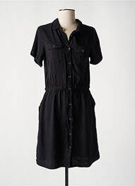 Robe courte manches courtes manches courtes noir DEELUXE femme
