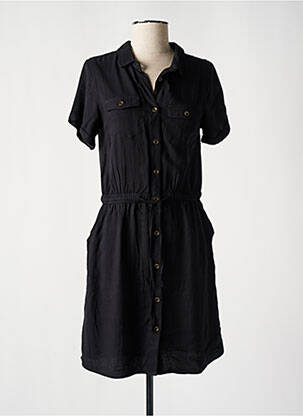 Robe courte manches courtes manches courtes noir DEELUXE femme