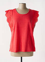 T-shirt rouge DEELUXE pour femme seconde vue